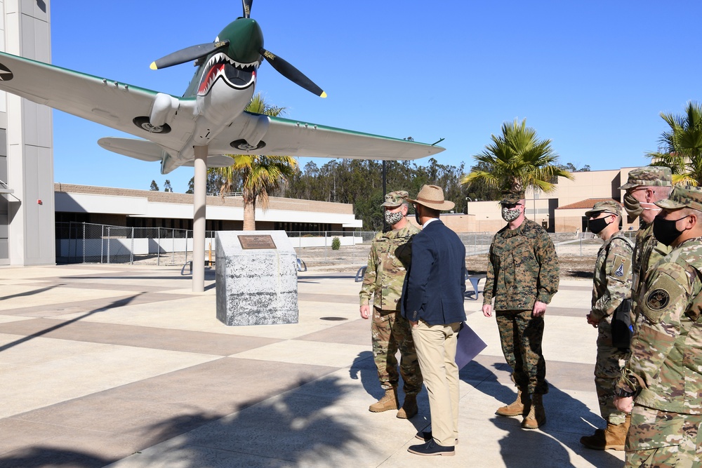 USSPACECOM leadership tours VAFB