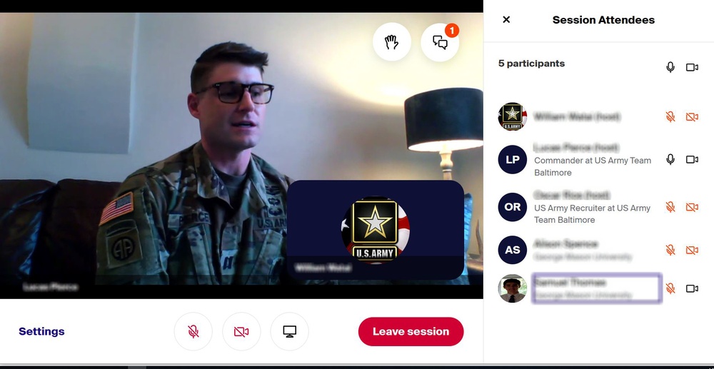 ‘Virtually’ Everywhere: USAREC participating in online career fairs nationwide