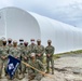 NMCB-3 Completes Tension Fabric Structure in Diego Garcia