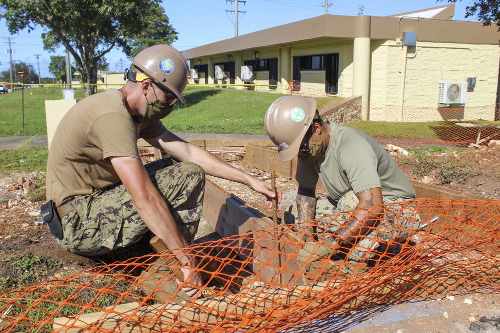 Seabees Provide Construction Support to Naval Base Guam