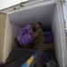 US Marines sort mail during their busiest time of year