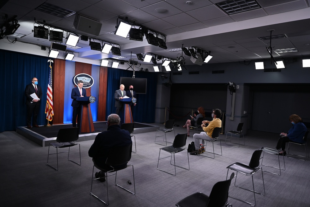 Defense Officials Hold COVID-19 Briefing