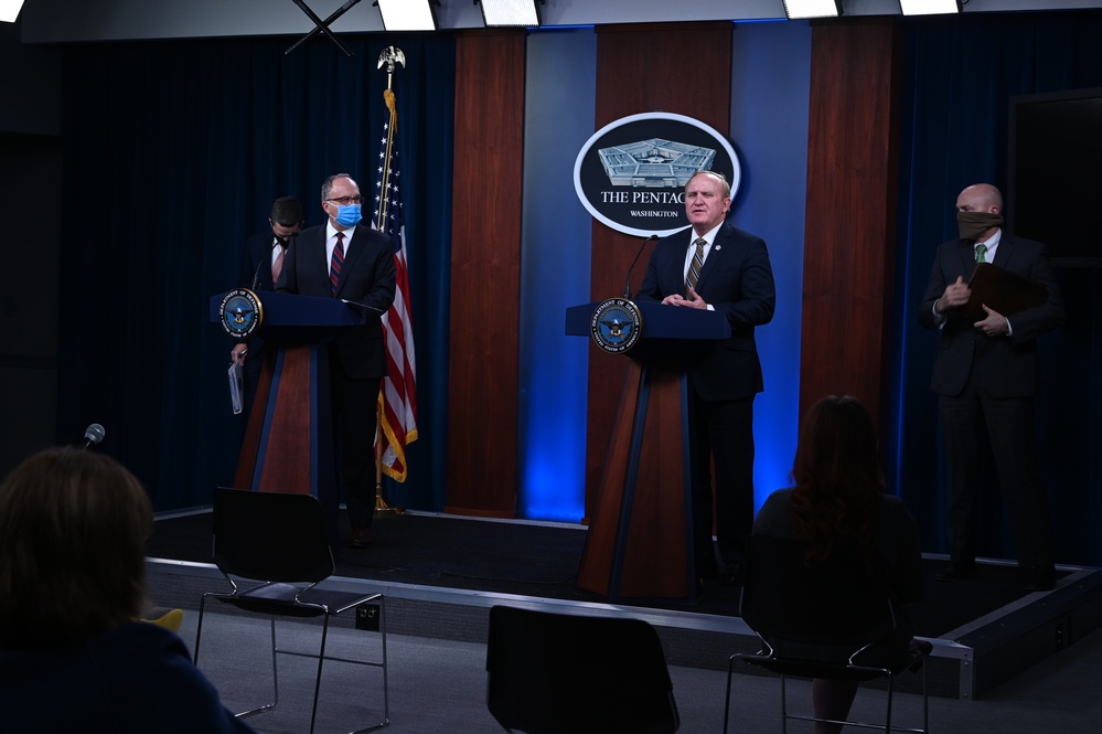 Defense Officials Hold COVID-19 Briefing