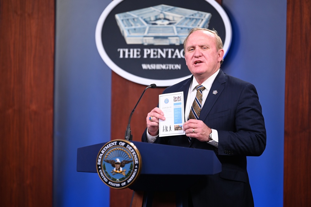Defense Officials Hold COVID-19 Briefing