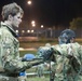 Green Beret with 2nd Battalion, 1st Special Forces Group (Airborne) goes through a notional decontamination