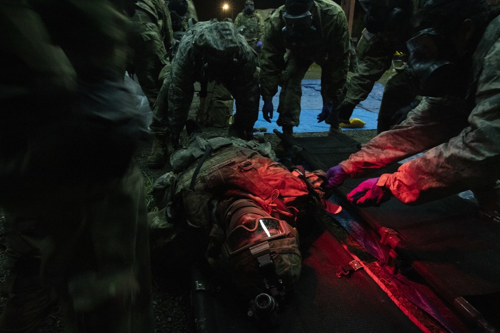 48th Chemical Brigade and 62nd Medical Brigade provide notional decontamination