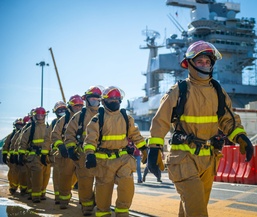 USS Harry S. Truman (CVN 75) is currently in Norfolk Naval Shipyard for its Extended Carrier Incremental Availability (ECIA).