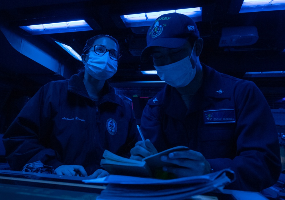 USS Barry Conducts NSFS Drill