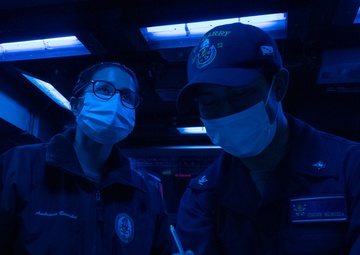 USS Barry Conducts NSFS Drill