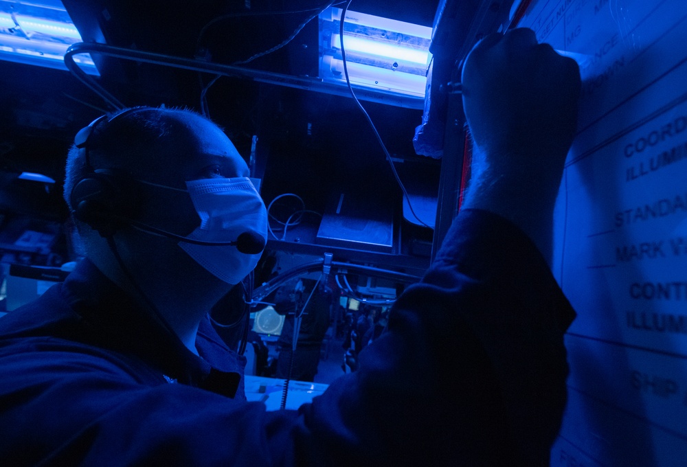 USS Barry Conducts NSFS Drill