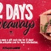 Fort Drum FMWR’s 12 Days of Giveaways returns with a dozen reasons to get excited for the holidays