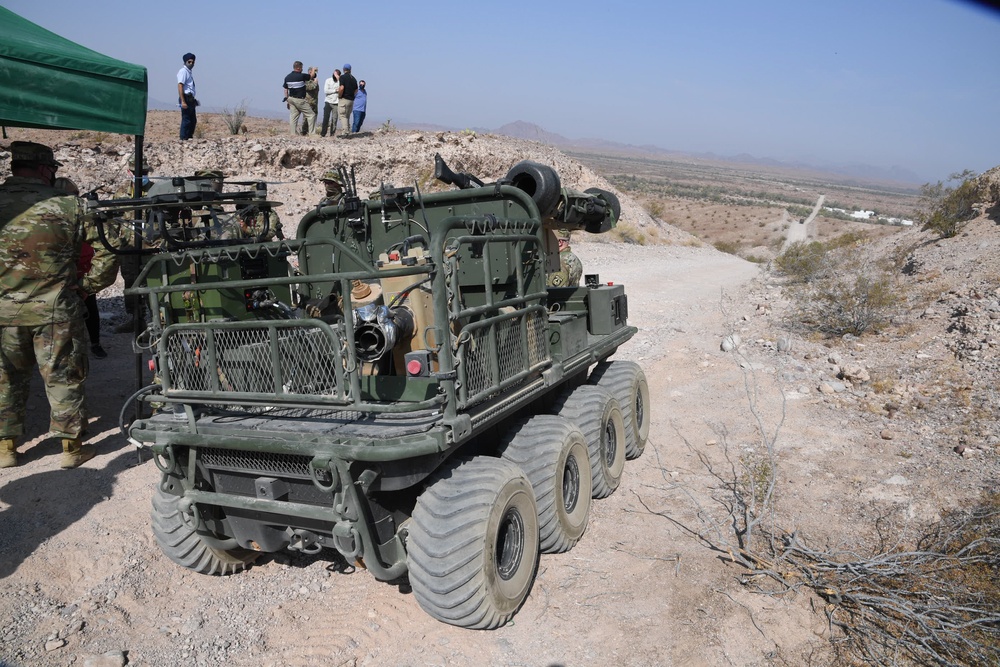 Versatile autonomous transport vehicle tested at U.S. Army Yuma Proving Ground