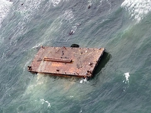 Coast Guards rescues 3 from barge off Point Judith