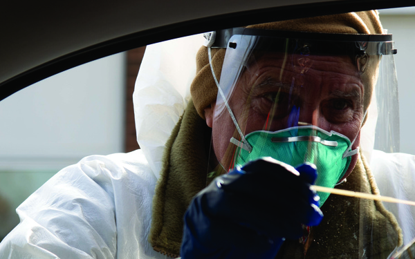 Michigan National Guard testing for COVID-19 in Ottawa County