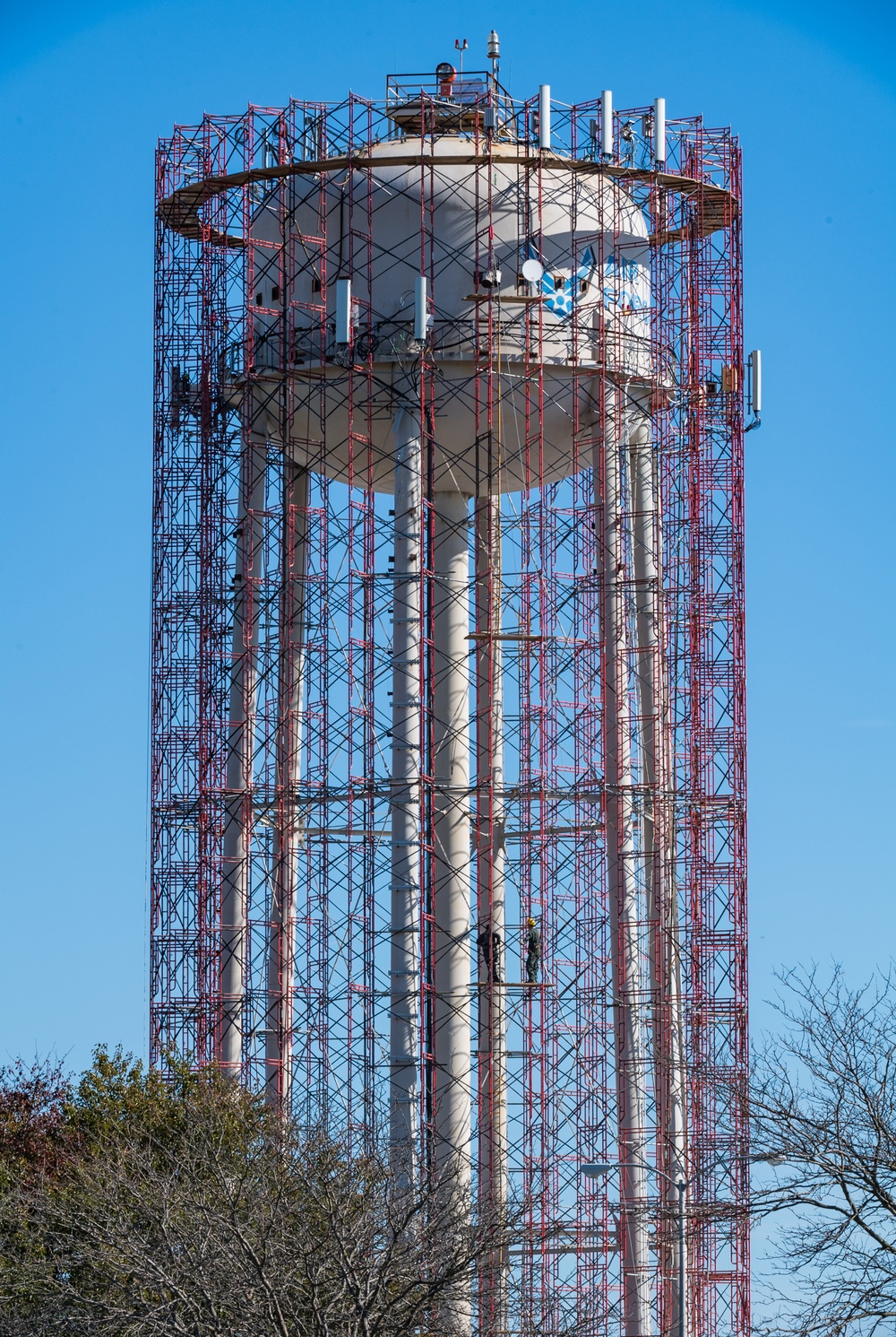 Dover AFB water tower gets restored