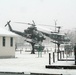 Snowy Day at Fort McCoy's Commemorative Area