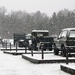 Snowy Day at Fort McCoy's Commemorative Area