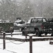 Snowy Day at Fort McCoy's Commemorative Area