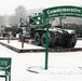 Snowy Day at Fort McCoy's Commemorative Area