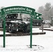 Snowy Day at Fort McCoy's Commemorative Area