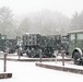 Snowy Day at Fort McCoy's Commemorative Area