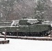 Snowy Day at Fort McCoy's Commemorative Area