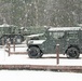 Snowy Day at Fort McCoy's Commemorative Area