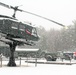 Snowy Day at Fort McCoy's Commemorative Area