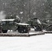 Snowy Day at Fort McCoy's Commemorative Area