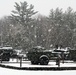 Snowy Day at Fort McCoy's Commemorative Area