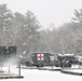 Snowy Day at Fort McCoy's Commemorative Area