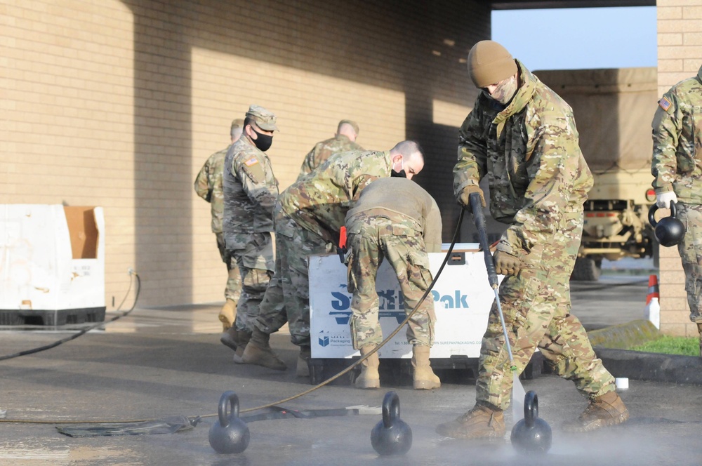 364th ESC Soldiers complete first ACFT in COVID environment