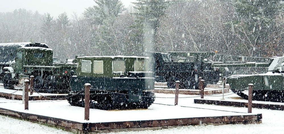 Snowy Day at Fort McCoy's Commemorative Area