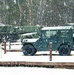 Snowy Day at Fort McCoy's Commemorative Area