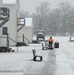 Snowy Day at Fort McCoy's Commemorative Area