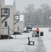 Snowy Day at Fort McCoy's Commemorative Area