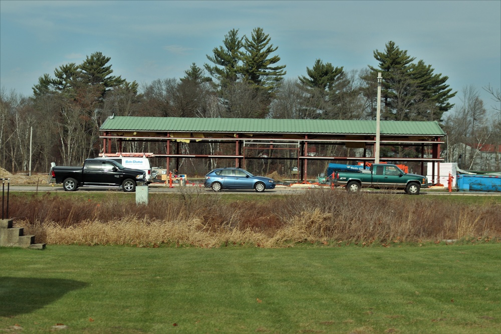 Construction of fitness facility underway at Fort McCoy running track