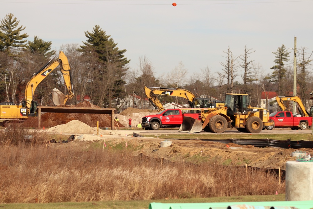 Construction of fitness facility underway at Fort McCoy running track