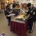 3rd Combat Aviation Brigade leadership serves their Soldiers and Families a Thanksgiving meal.