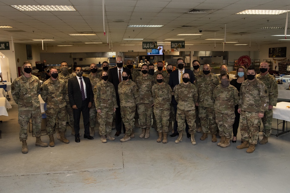 Acting Defense Secretary Miller Meets with Troops on Thanksgiving