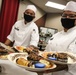 Soldiers from Whitside Dining facility present their spread of European deserts