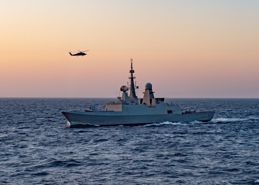 USS Winston S. Churchill Overwatch In The Bab el-Mandeb Strait