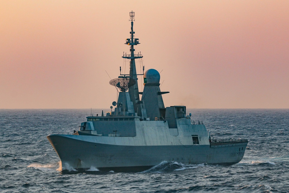 USS Winston S. Churchill Overwatch In The Bab el-Mandeb Strait