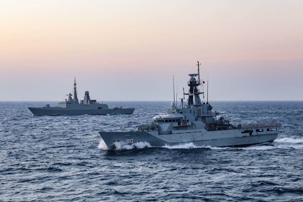 USS Winston S. Churchill Overwatch In The Bab el-Mandeb Strait