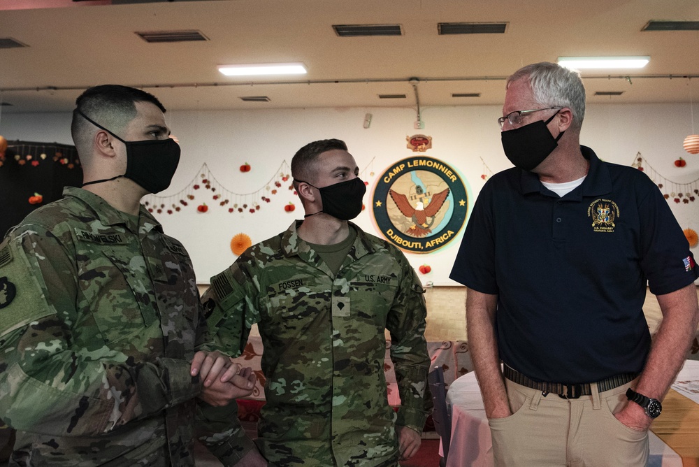 Acting Defense Secretary Miller Visits Troops in Djibouti for Thanksgiving