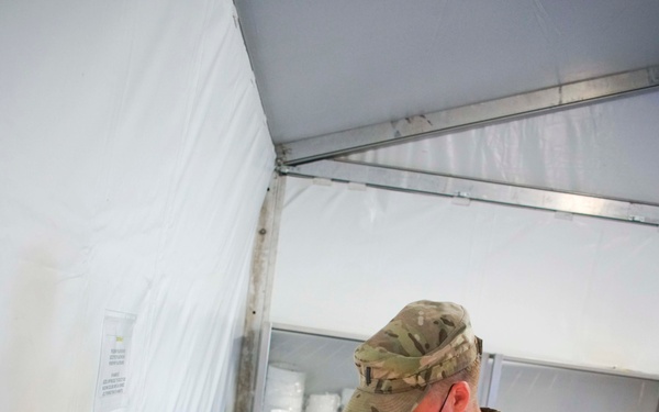 Soldiers stationed in Swietoszow celebrate Thanksgiving