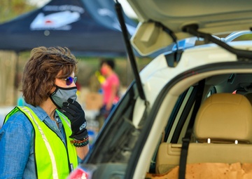 Pop-Up Food Distribution for Military Families