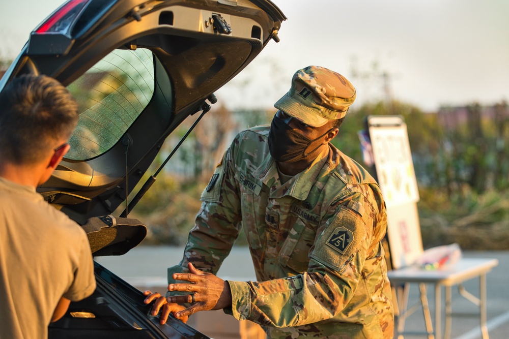 Pop-Up Food Distribution for Military Families