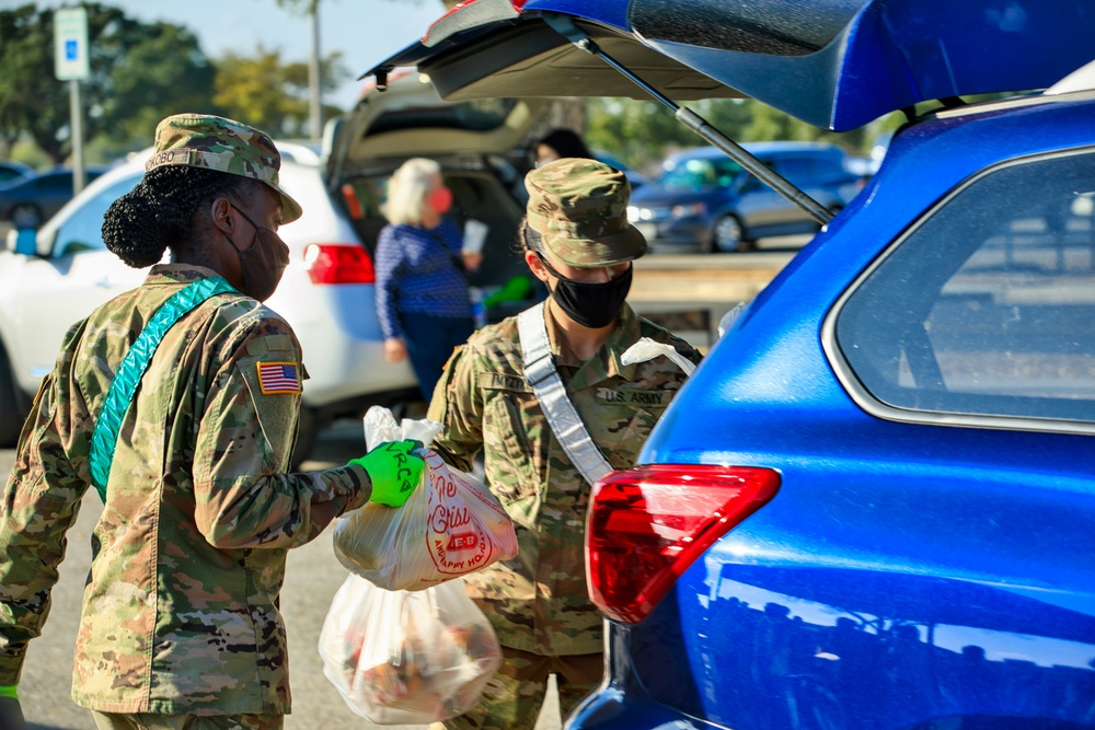 Pop-Up Food Distribution for Military Families