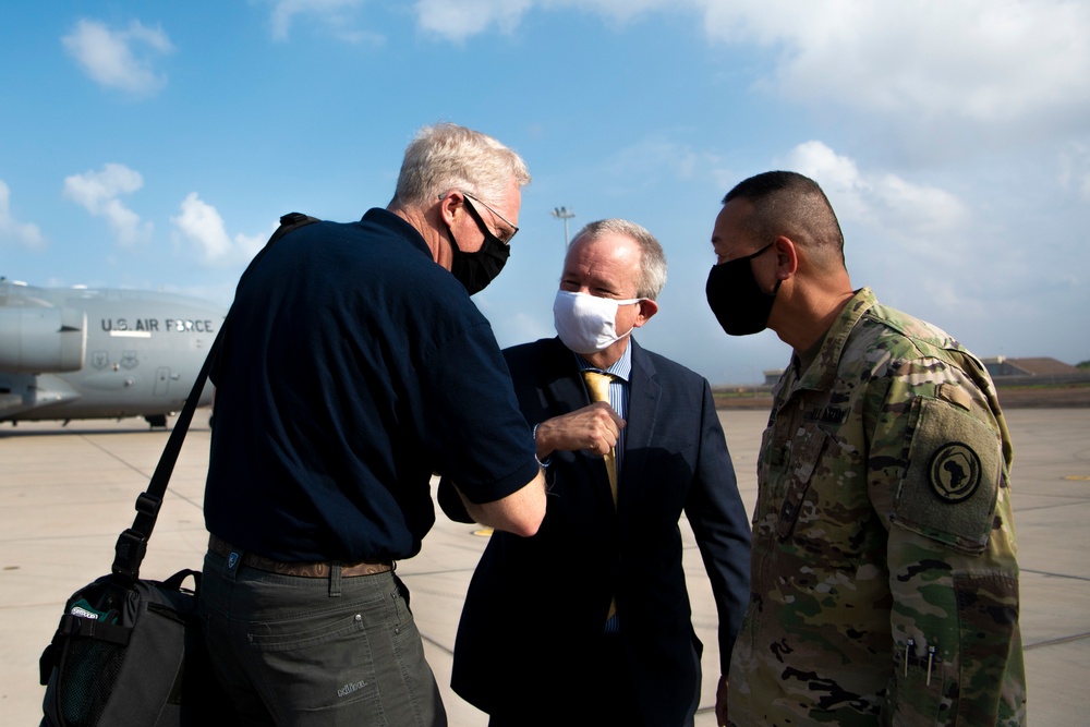 Acting Defense Secretary Miller Departs Djibouti